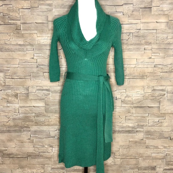 Bebe Dresses & Skirts - Bebe green sweater dress